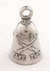 Come And Take Them - Molon Labe - Pewter - Motorcycle Guardian Bell - Made In USA - SKU GB-COME-A-TAKE-DS