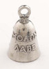 Come And Take Them - Molon Labe - Pewter - Motorcycle Guardian Bell - Made In USA - SKU GB-COME-A-TAKE-DS