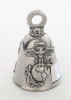 Marines - Semper Fi - Pewter - Motorcycle Guardian Bell® - Made In USA - SKU GB-MARINES-DS