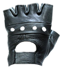 Leather Motorcycle Gloves - Fingerless - Biker - GL2008-DL