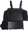 Black PVC Motorcycle Saddlebags With Hook - For Motorcycle Storage - SKU SD4079-HOOK-DL