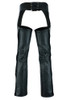 Leather Chaps - Men's - Big and Tall - Up To 5XL - Tall - Motorcycle - DS-447TALL-DS