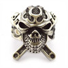 Skull Biker Ring - Stainless Steel - Biker Jewelry - Biker Ring - R3001-DS