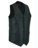 Leather Motorcycle Vest - Men's - Up To Size 6XL - Big and Tall - DS162-TALL-DS