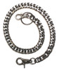 20" Wallet Chain - Key Leash- Gun Metal Plating - Double Link Chain - Made In U.S.A. - J-2002-DS