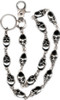 27" - Wallet Chain - Large Skulls - Key Chain Leash - W7016-DS