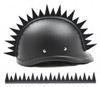 Helmet Mohawk - Warhawk - Jagged - Motorcycle Helmet Accessories - J1248-DS