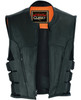 Leather Motorcycle Vest - Men's - Updated SWAT Team - Up To 8XL - RC007-RC