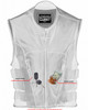 Leather Motorcycle Vest - Men's - Updated SWAT Team - Up To 8XL - RC007-RC