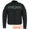 Textile Motorcycle Jacket - Men's - Reflective Skulls - Up To 6XL - Concealed Carry Pockets - DS600-DS