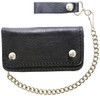 Leather Chain Wallet - Heavy Duty - Naked Leather - Bifold - 6 Inch - AC50-11HD-DL