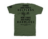 Men's Biker T-shirt - Harmless - Helpless - 2A - MT39-DS