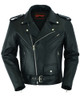 Leather Motorcycle Jacket - Men's - Armored - Up To 12XL - Super Arnold - RC761-RC