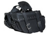 Saddlebags - PVC - Studs - Medium - Slanted - Motorcycle Luggage - DS312S-DS