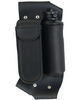 Synthetic Black Leather Crash Bar Bag - Left Side - Water Bottle - DS5826L-DS