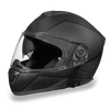 DOT Motorcycle Helmet - Modular - Dull Black - Full Face - MG1-B-DH