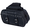 Saddlebags - Leather - Studs - Motorcycle Luggage - SD4079-STUD-LEATHER-DL