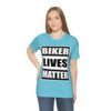 Biker Lives Matter - Unisex Jersey Short Sleeve Tee - Color Choice