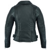 Leather Motorcycle Jacket - Women's -  Must Ride - Gun Pockets - DS802-DS