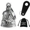 Motorcycle Ride Bell - 3D - Eagle - Live To Ride - Spirit Bell - Gremlin - DBL27-L-DL