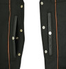 Leather Vest - Women's - Zipper Front - Side Laces - Gun Pockets - DS245-DS.