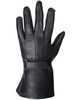 Leather Motorcycle Gloves - Men's - Deer Skin - Gauntlet - Biker - GLD118-22-DL