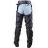 Leather Chaps - Unisex - Men's - Women's - Zipper Pocket -  C5334-17L-DL