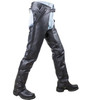 Leather Chaps - Unisex - Men's - Women's - Zipper Pocket -  C5334-17L-DL