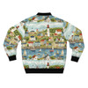 Lighthouses and Cottages - Portland Maine - Men's Bomber Jacket (AOP)