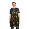 Neon Taco Doodles - Red Green Yellow on Black - Taco Novelty Apron (AOP)