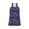 Diamond Abstract - Multi Colors - Women's Racerback Dress (AOP)