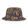 Psychedelic Bear Pattern - Multiple Colors - Biker Bucket Hat