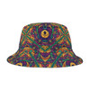 Psychedelic Bear Pattern - Multiple Colors - Biker Bucket Hat