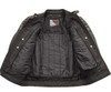 Leather Motorcycle Jacket - Men's - Brown-Beige - Crusader - FIM256CDMZ-FM