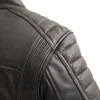 Leather Motorcycle Jacket - Men's - Brown-Beige - Crusader - FIM256CDMZ-FM