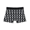 Mean White Skulls on Black Background - Biker Apparel - Undies - Men's Boxers