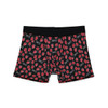 Red Strawberries on Black Background - Text Sweet - Biker Apparel - Undies - Men's Boxers