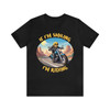 If I'm Smiling I'm Riding - Smiley Skull Biker - Color Choice - Unisex Jersey Short Sleeve Tee