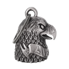 Motorcycle Ride Bell - 3D - Eagle with Live to Ride Banner - Spirit Bell - Gremlin - DBL64-L-DL