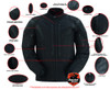 Mesh Motorcycle Waterproof Jacket - Men's - Black - Up To 5XL - DS4630-DS