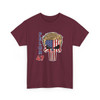 Trump 2024 - Felon 47- Skull - USA Flag - Choice of Colors - Unisex Heavy Cotton Tee