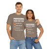 Professional Track Day Racer - Checklist - Funny T-Shirt - Color Choices - Unisex Tee