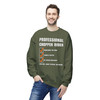 Professional Chopper Rider - Checklist - Funny - Color Choices - Unisex Fleece Sweatshirt