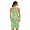 Cucumber Slices Pattern - Vegetable Lovers - Green - Women's Racerback Dress