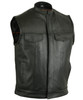 Leather Vest - Men's - Motorcycle Club - Up To 5XL, 6XL, 7XL, 8XL, 9XL, 10XL, 11XL, and 12XL - PICK-RC