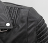 Leather Fashion Biker Jacket - Men's - Six Colors - Brooklyn - WBM2806-FM
