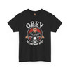 Motorcycle T-Shirt - Obey the One Who Rides - Adult Innuendo - Biker - Color Choice - Unisex Tee