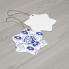 Ceramic Ornament – Star Circle Heart Snowflake - Decoration - Ghosts Brew - Donuts and Coffee
