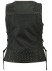 Leather Vest - Women's - Grommets - Side Laces - Concealed Carry - RC285-RC