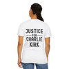 Unisex Garment-Dyed T-shirt - Comfort Colors 1717 - Justice For Charlie Kirk